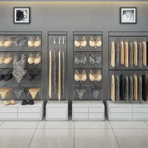 简欧内衣架组合3D模型下载